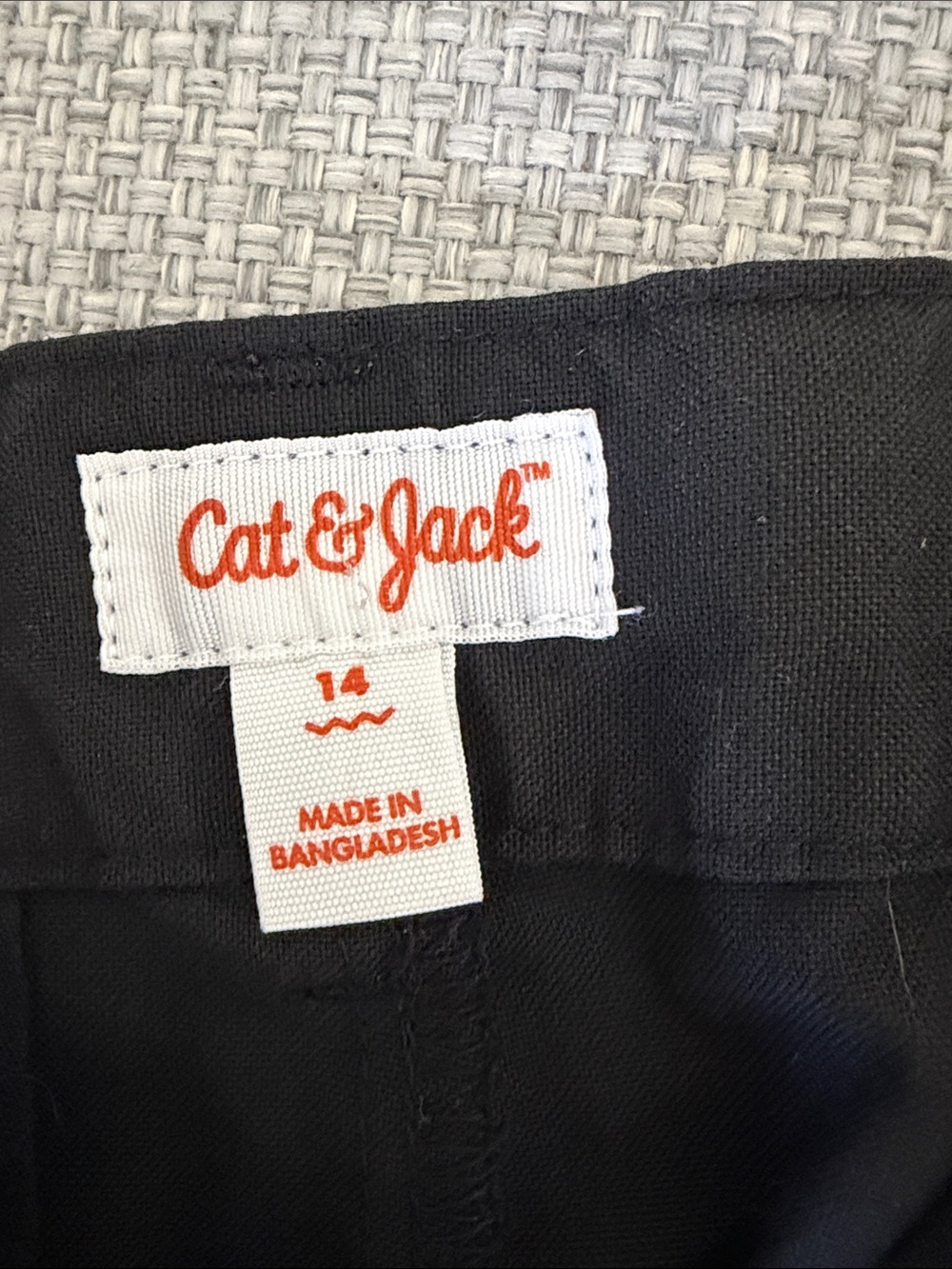 Cat & Jack Black Straight-Leg Pants for Kids - Picture 2 of 5